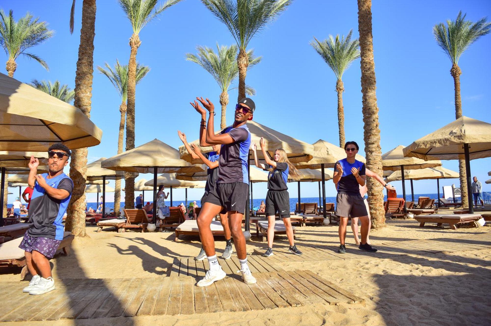 The Grand Hotel Sharm El Sheikh Exterior photo Animation team at a resort in Egypt